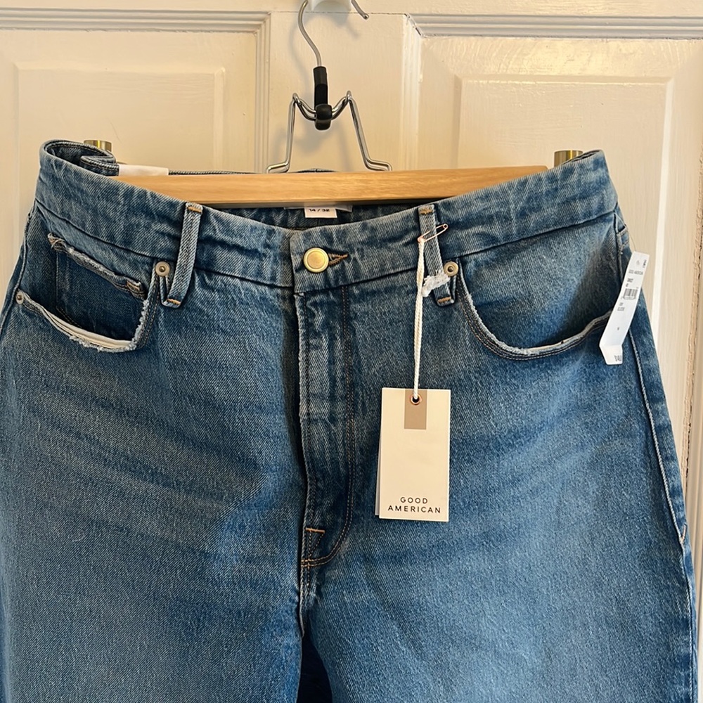 BNWT Good American Good Mom Jeans